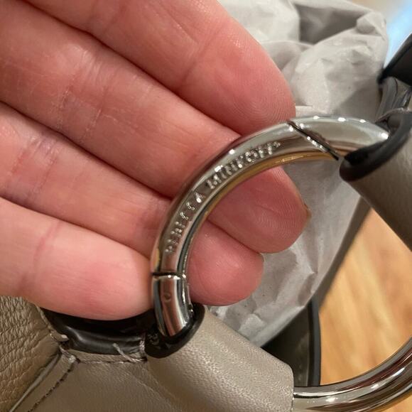 Rebecca Minkoff Jody Pebbled Leather Feed Bag Purse - Picture 12 of 15